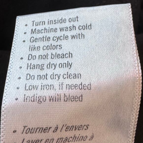 Paige Maternity Verdugo Ultra Skinny Elastic Insets Black Denim Jeans Women’s 24 - Picture 14 of 16